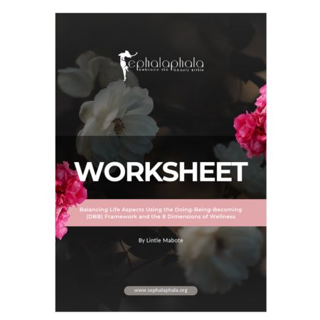 Worksheet-Balancing Life Aspects Using the Doing-Being-Becoming (DBB) Framework and the 8 Dimensions of Wellness